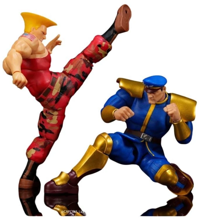Jada Toys Street Fighter II Guile y Bison pack 2 figures 15cm