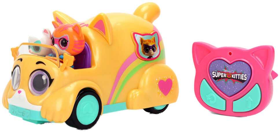 Jada Toys Superkoty zdalnie sterowany samochód RC Basic Car su Ginny i Bitsy światłem i dźwiękiem