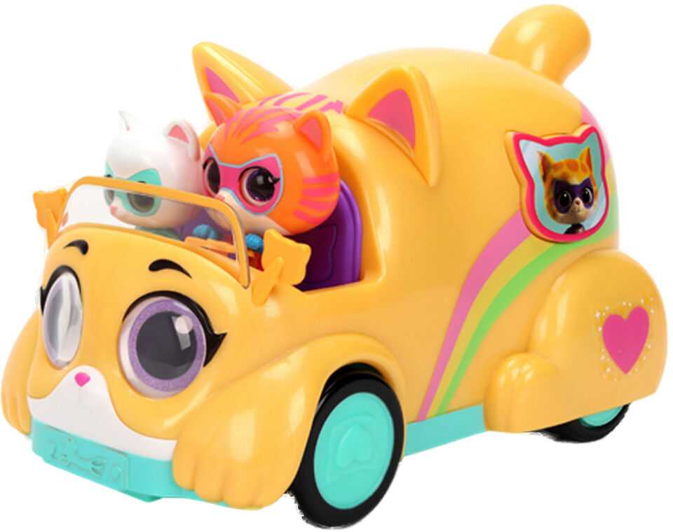 Jada Toys Superkoty zdalnie sterowany samochód RC Basic Car su Ginny i Bitsy światłem i dźwiękiem
