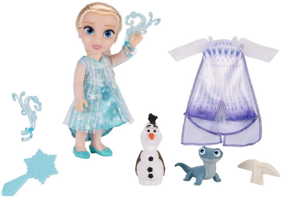 Disney Ledo šalis - „Ledas ir sniegas“ Elsos lėlė 15 cm. (240624-RF1)