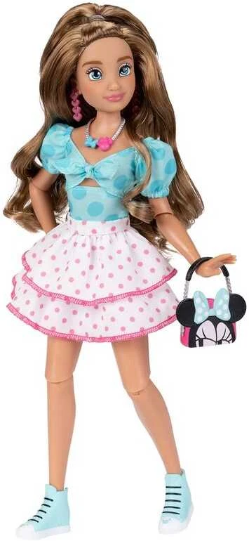 Jakks Pacific Disney ILY 4ever madingų lėlių rinkinys su Minnie Mouse motyvu ir aksesuarais, 30 cm