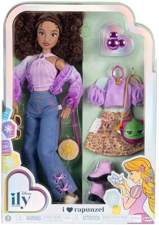 Jakks Pacific Disney ILY 4ever mados lėlė su Rapunzel motyvu ir aksesuarų rinkiniu 30 cm