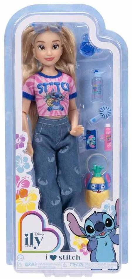 Jakks Pacific „Disney ILY 4ever“ mados lėlė su Stitch tema ir aksesuarų rinkiniu, 30 cm