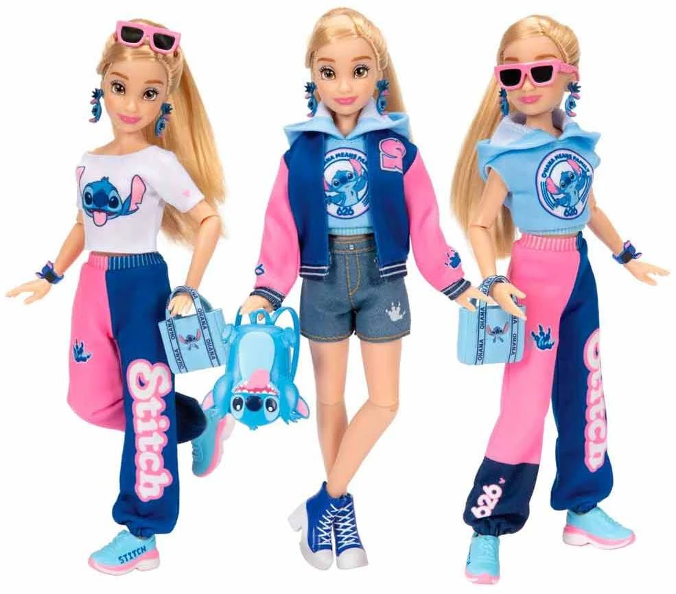 Jakks Pacific „Disney ILY 4ever“ mados lėlė su Stitch tema ir aksesuarų rinkiniu, 30 cm