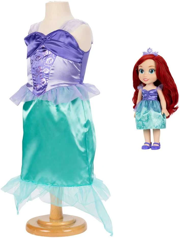 Jakks Pacific Disney The Little Mermaid Ariel doll + costume 38cm