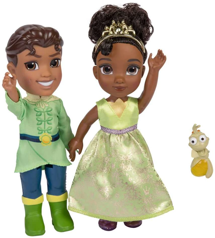 Jakks Pacific Disney The Princess and the Frog Tiana + Naveen doll 15cm