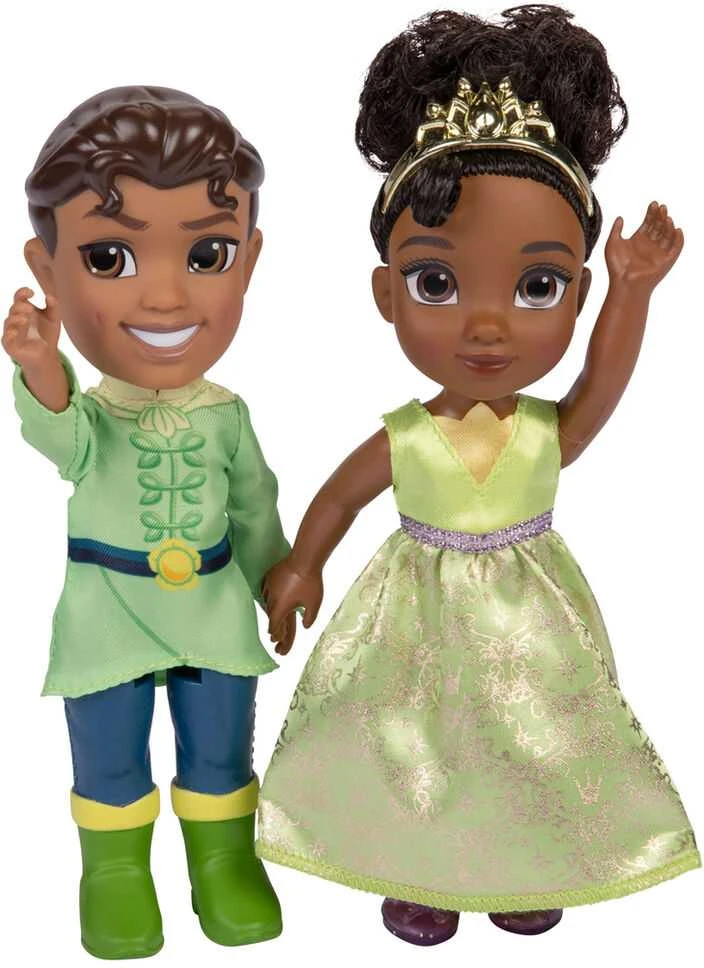Jakks Pacific Disney The Princess and the Frog Tiana + Naveen doll 15cm