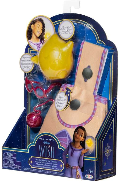 Jakks Pacific Disney Wish - interaktyvi vaidmenų žaidimo žvaigždė su krepšiu (231314) / apranga