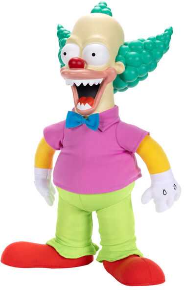 Jakks Pacific English The Simpsons Krusty The Clown Talking doll 44cm