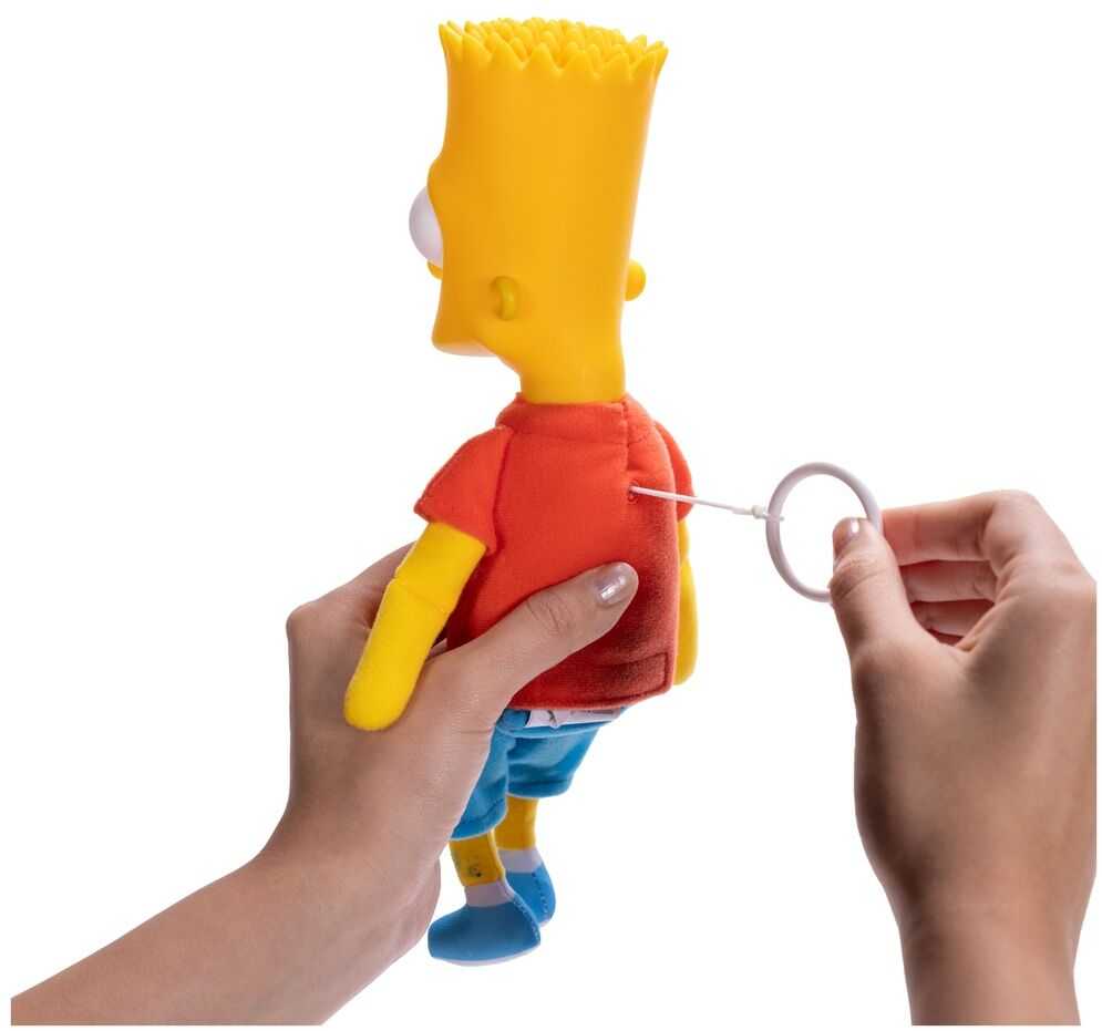 Jakks Pacific The Simpsons Simpsonai - Bart Simpson pliušinis žaislas su garsais