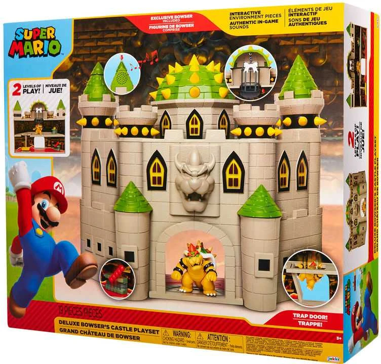 Nintendosuper Mariojakks Nintendo – 2,5 colio – Bowser pilies žaidimų rinkinys (400204-IS9)