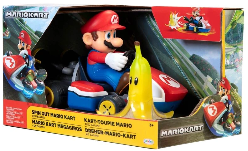 „Jakks Pacific Nintendo“ – 6,5 cm išsukamas Mario Kart – Mario (408744)