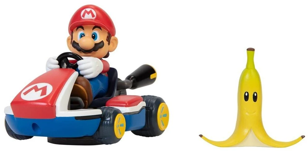 „Jakks Pacific Nintendo“ – 6,5 cm išsukamas Mario Kart – Mario (408744)