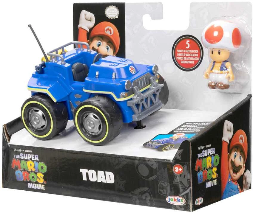 Jakks Pacific Mario Kart Toad Kart figure 7cm