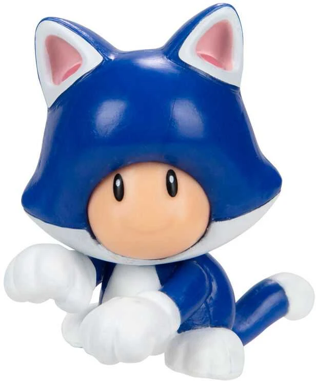 Jakks Pacific Nintendo Super Mario Cat Toad figure 6,5cm