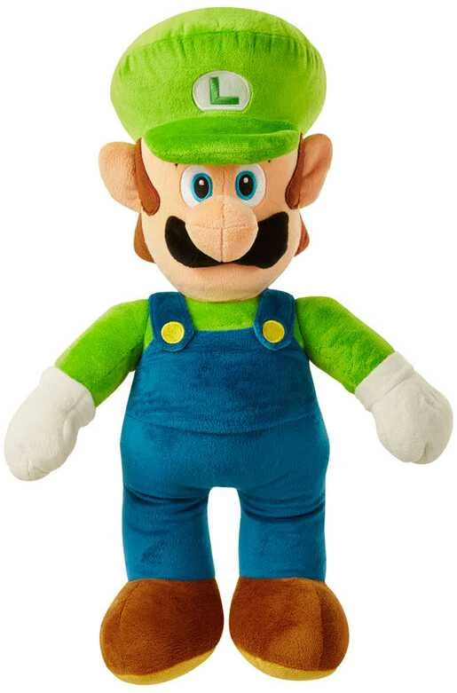 Jakks Pacific Nintendo Super Mario Luigi Jumbo plush toy 50cm