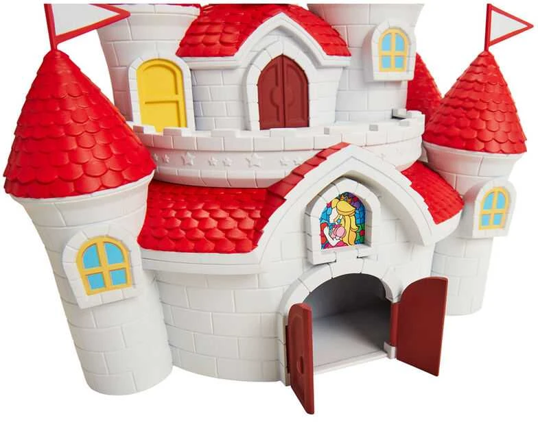 Jakks Pacific „Super Mario“ – Grybų karalystės pilies žaidimo rinkinys (58541-4L)