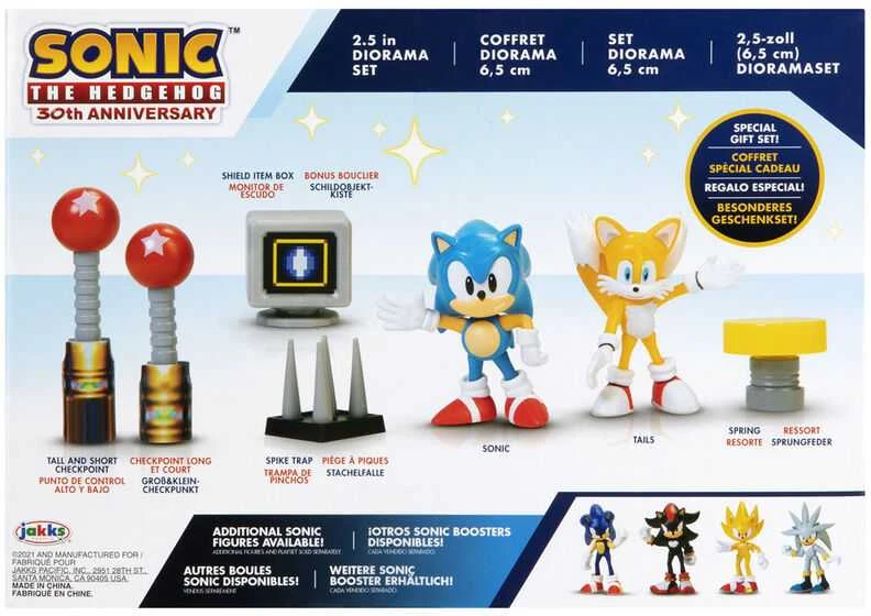 Jakks Pacific SEGA Sonic: 30-mečio Diorama žaislų rinkinys
