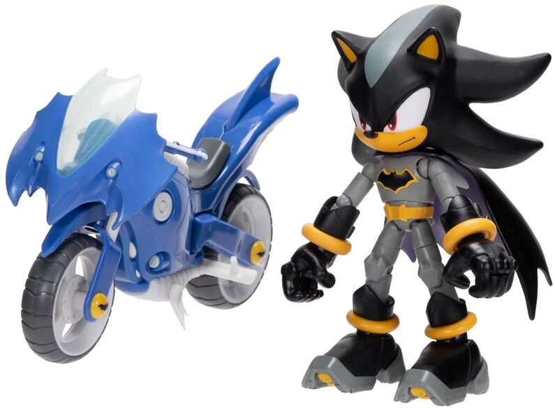 Jakks Pacific Sonic The Hedgehog Shadow with Batcycle figure 12cm
