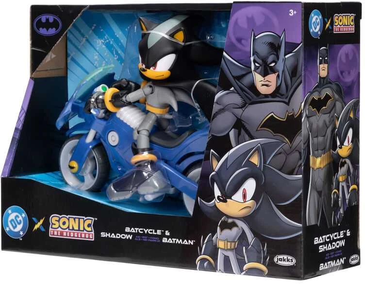 Jakks Pacific Sonic The Hedgehog Shadow with Batcycle figure 12cm