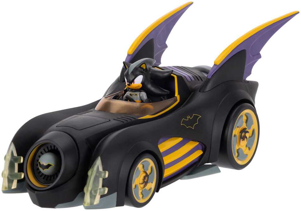 Sonicdc Comics DC x Sonic the Hedgehog – Shadow 2.5" + Betmeno automobilis (429114)