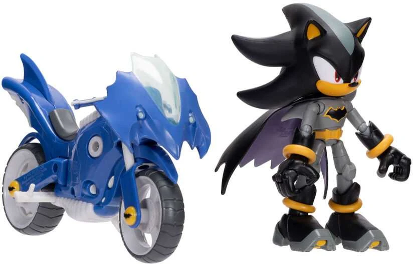 Jakks Pacific Sonic The Hedgehog Shadow with Batcycle figure 12cm