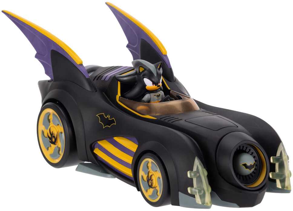 Sonicdc Comics DC x Sonic the Hedgehog – Shadow 2.5" + Betmeno automobilis (429114)