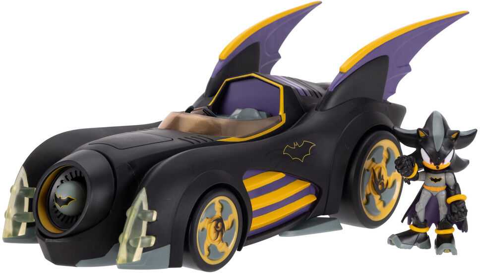 Sonicdc Comics DC x Sonic the Hedgehog – Shadow 2.5" + Betmeno automobilis (429114)