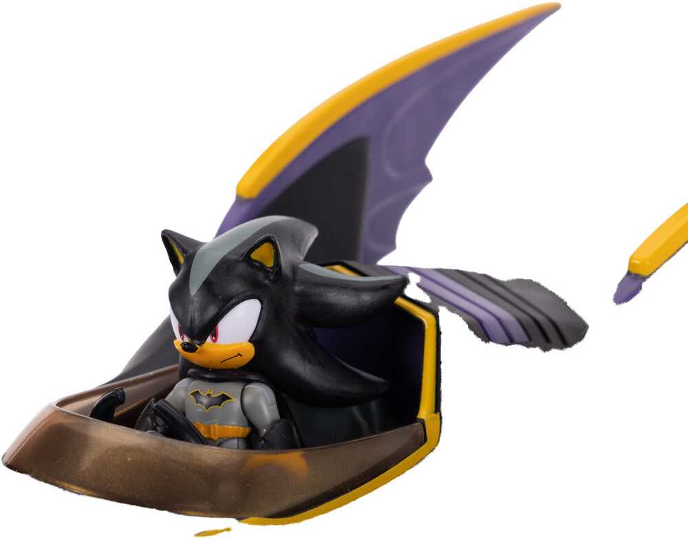 Sonicdc Comics DC x Sonic the Hedgehog – Shadow 2.5" + Betmeno automobilis (429114)