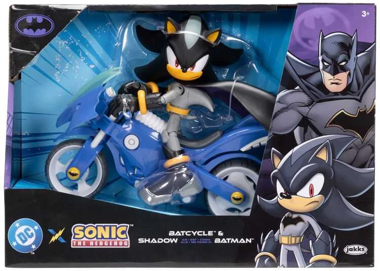 Jakks Pacific Sonic The Hedgehog Shadow with Batcycle figure 12cm
