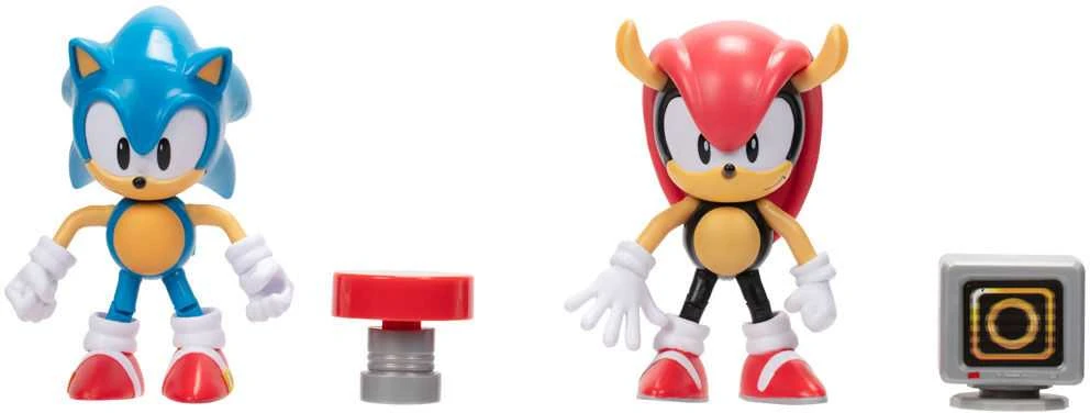 Jakks Pacific Sonic The Hedgehog Sonic & Mighty Sonic set figures 10cm