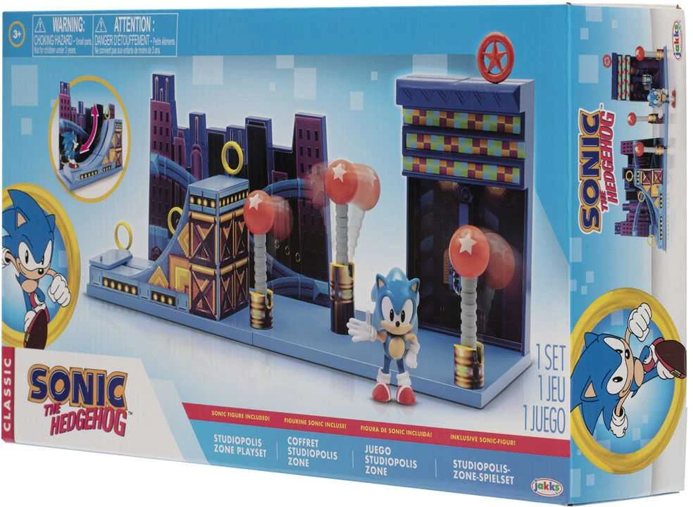 „Jakks Pacific Sonic the Hedgehog“ 2,5 colių žaidimų rinkinys „Studiopolis Zone“