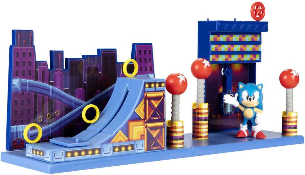 „Jakks Pacific Sonic the Hedgehog“ 2,5 colių žaidimų rinkinys „Studiopolis Zone“