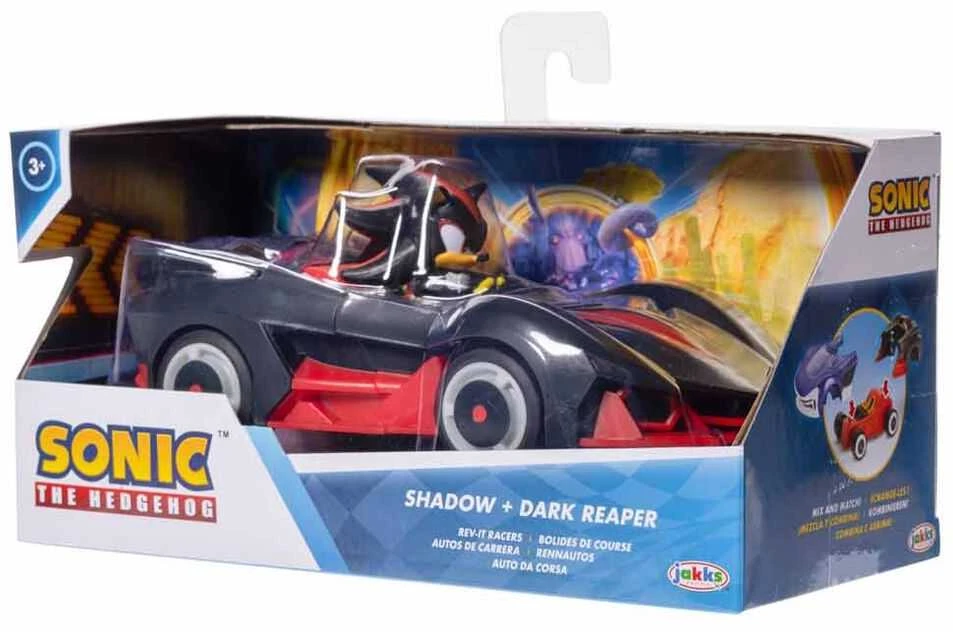 Jakks Pacific Sonic the Hedhehog assorted Vehicle + figure 7cm