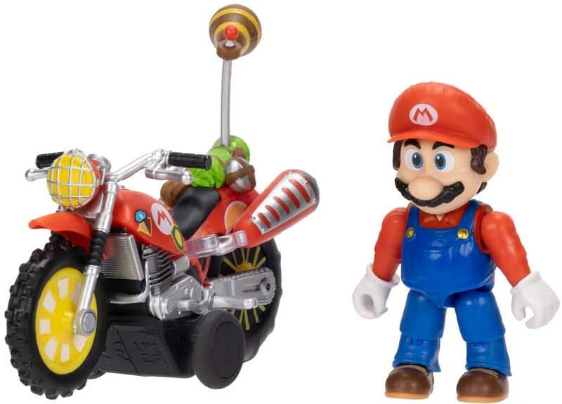 Jakks Pacific Super Mario Bros - Super Mario Galaxy Movie Mario & Luigi assorted figure + vehicle
