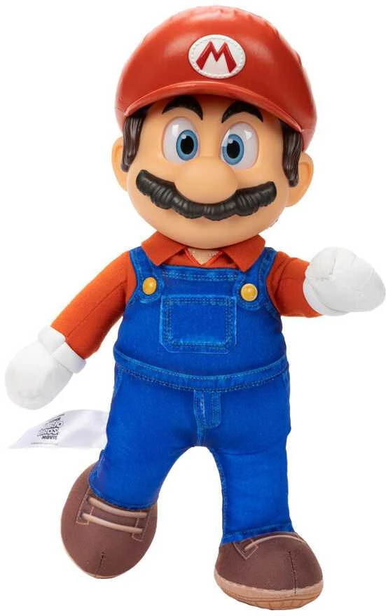 Jakks Pacific „Super Mario Bros. Movie“ pliušinė Mario figūrėlė, 36 cm, 417264, Orbico