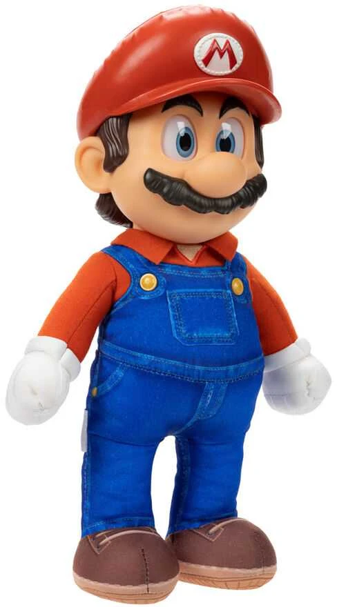 Jakks Pacific „Super Mario Bros. Movie“ pliušinė Mario figūrėlė, 36 cm, 417264, Orbico