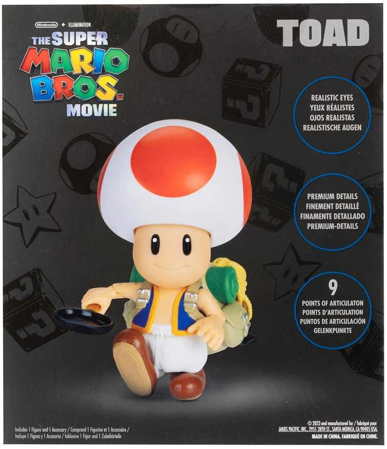 Jakks Pacific Nintendo Super Mario Bros. Filmas – Rupūžės figūrėlė