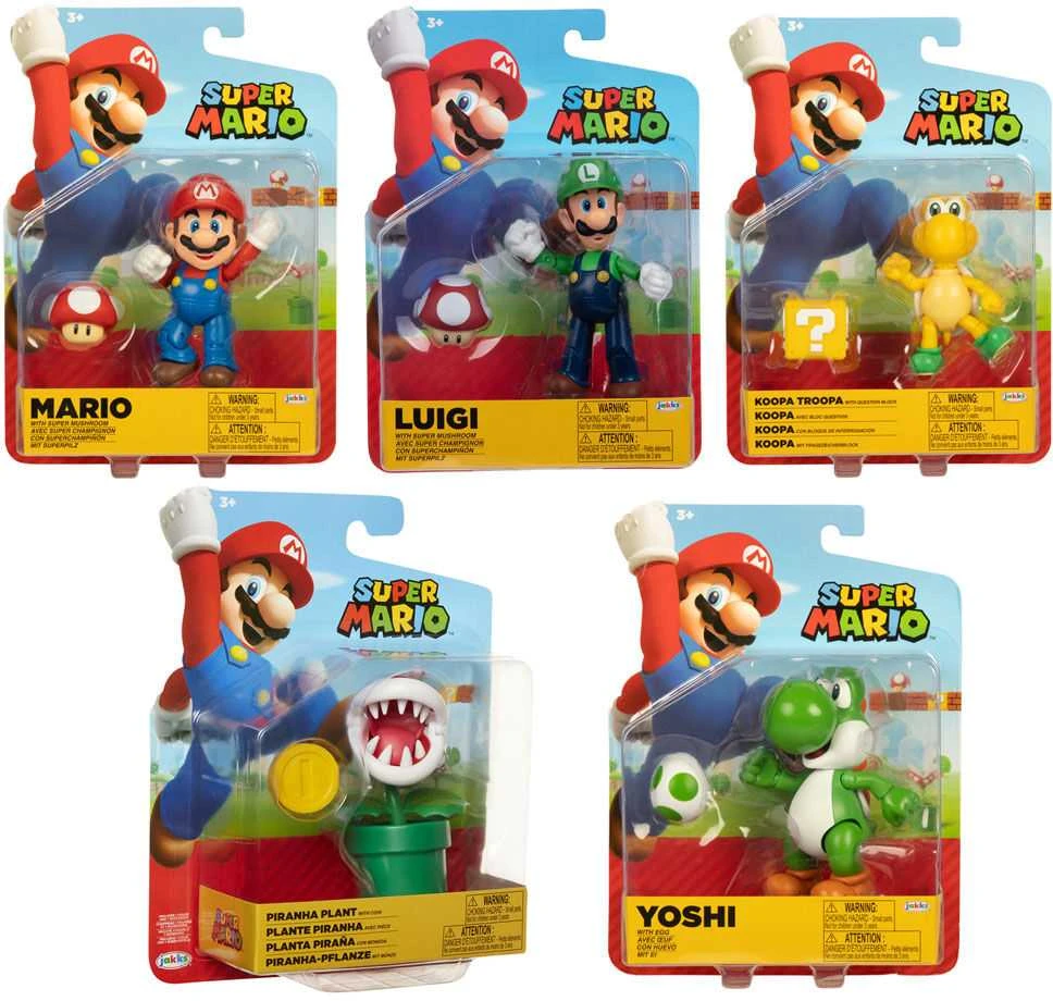 Jakks Pacific Super Mario Bros assorted figure 10cm
