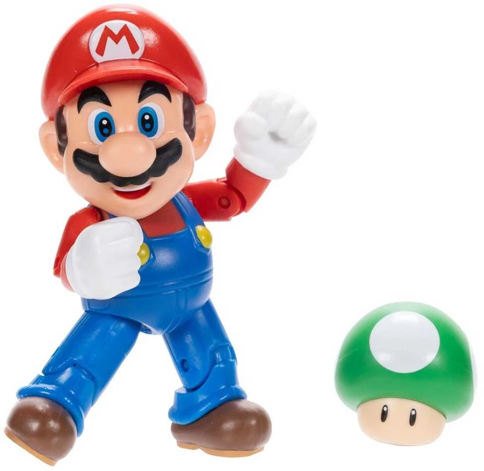 Jakks Pacific Super Mario 4 colių figūrėlė W40, asortimentas.
