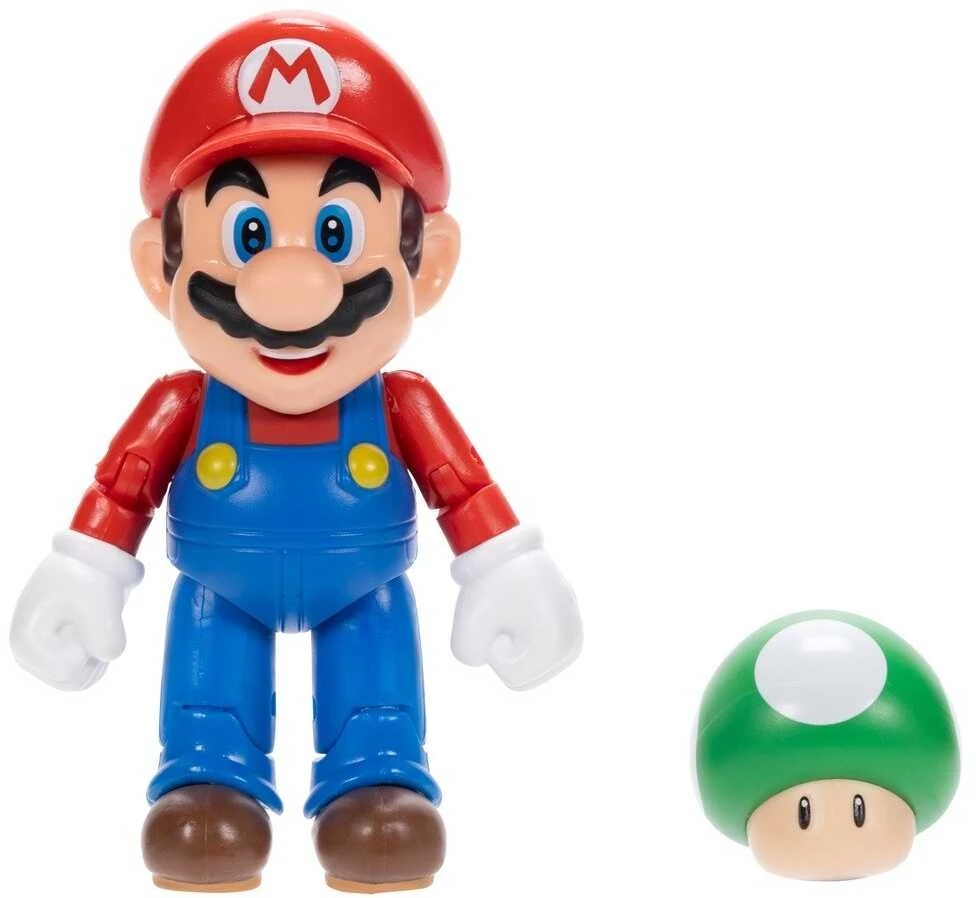 Jakks Pacific Super Mario 4 colių figūrėlė W40, asortimentas.