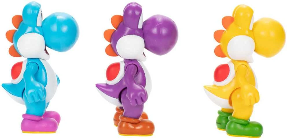 Jakks Pacific Super Mario Bros Yoshi pack 3 figures 10cm