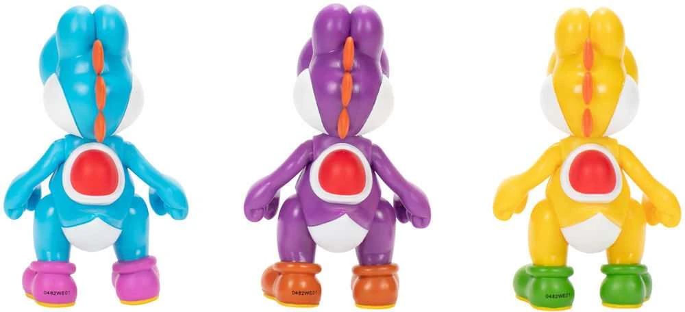 Jakks Pacific Super Mario Bros Yoshi pack 3 figures 10cm