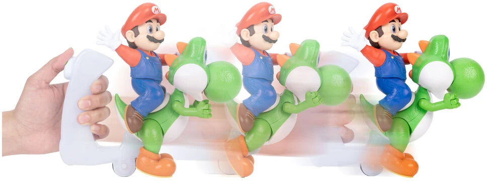 Jakks Pacific The Super Mario Galaxy Movie - Mario Riding Feature Yoshi (432814)