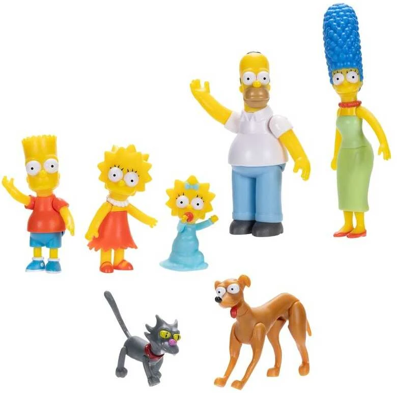 Jakks Pacific The Simpsons Family pack 7 figures 6cm
