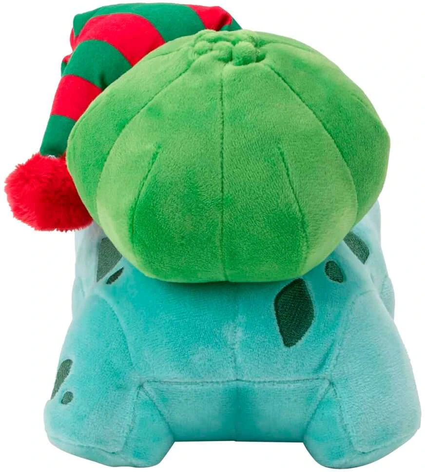 Jazwares Pokemon Christmas Bulbasaur plush toy 20cm