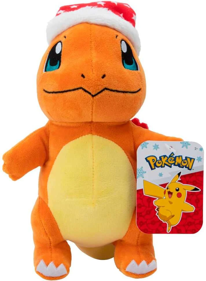 Jazwares Pokemon Christmas Charmander plush toy 20cm
