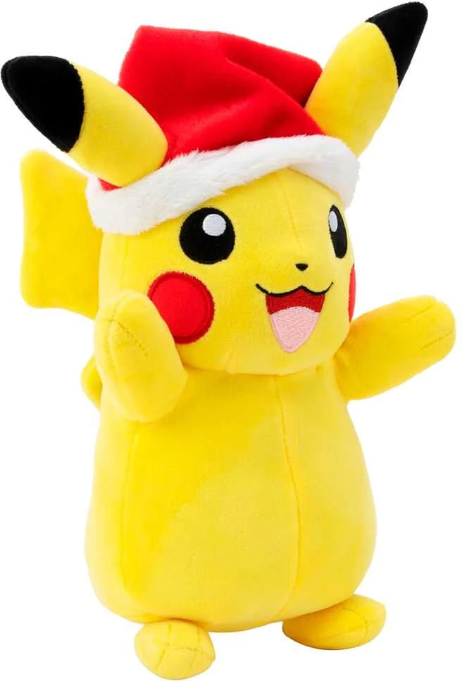 Jazwares Pokemon Christmas Pikachu plush toy 20cm