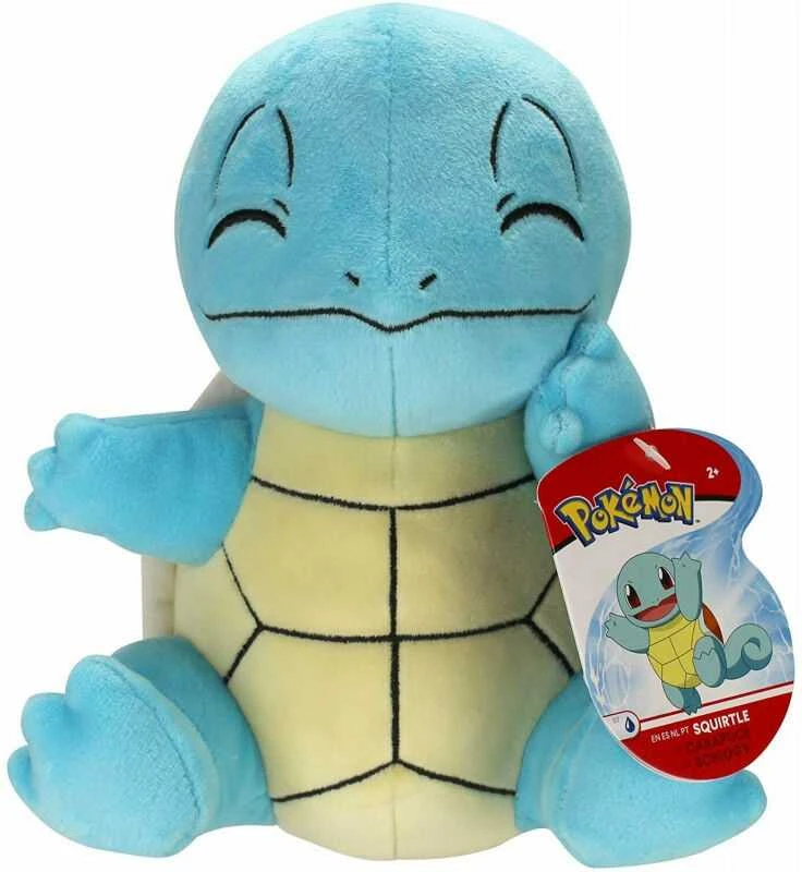 Jazwares Pokemon Squirtle plush toy 20cm