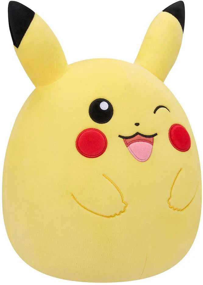 SQUISHMALLOWS Pokemon pliušinis žaislas - Winking Pikachu, 25 cm aprašymas - Prekės nuotrauka